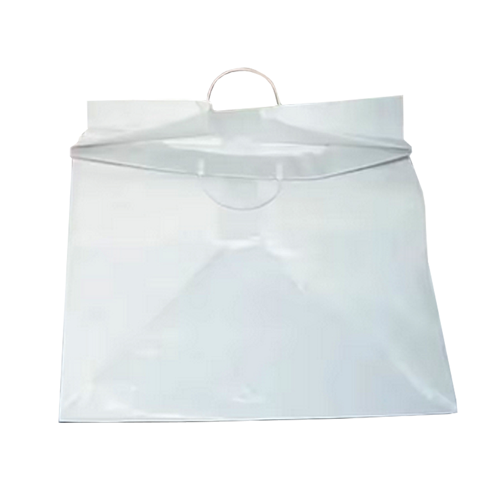 SCRRWTRB White 18"x17"x18"x17" Round Catering Bag w/ Handles 100/cs