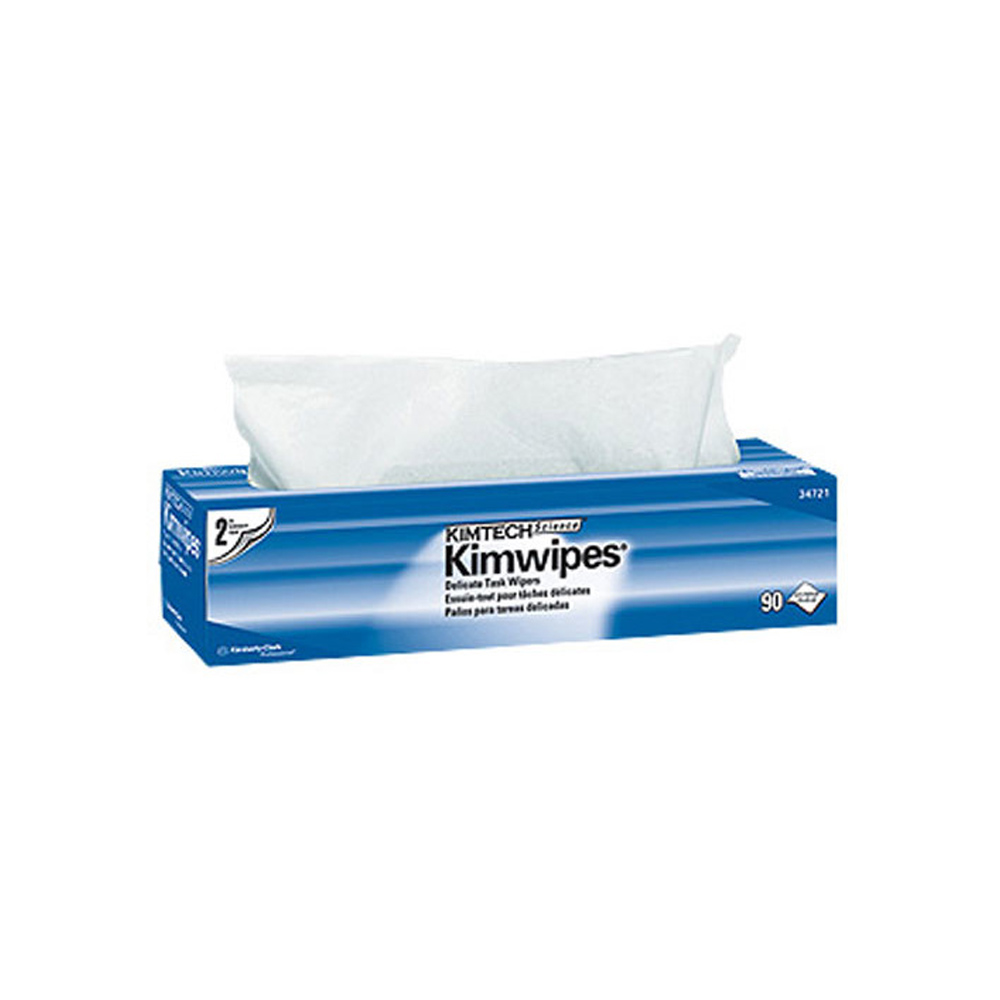 34721 Kim Wipes 16.4"x14.43" 2 ply Delicate Task Wipes 15/92 cs - 34721 KIM DELICATE TASK WIPER