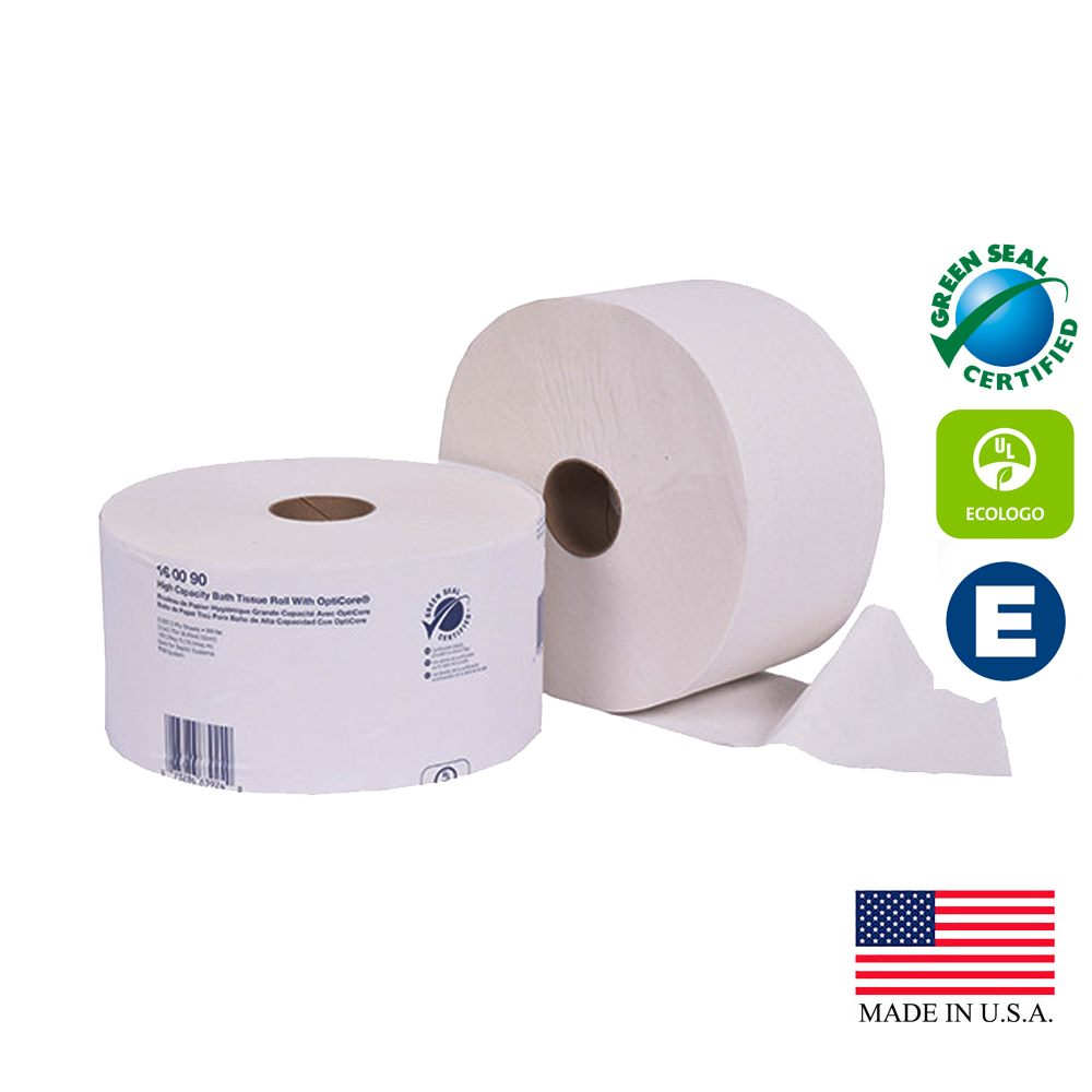 160090 Tork Bathroom Tissue White 2 ply High Capacity  3.75"x3.5" 2000 Sheets 12/cs