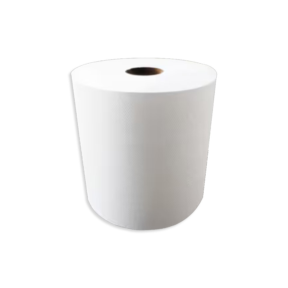 NP-12100EX White 12"x1000' Hard Wound Paper Roll  Towel 12/cs
