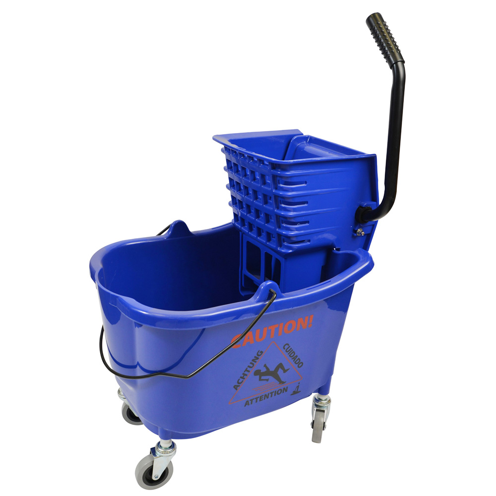 1010BLUE Blue 35 Quart Mop Bucket and Wringer     Combo 1 ea.