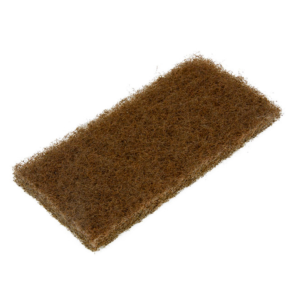7000002408 Doodlebug Brown Scrub & Strip          10"x4 5/8" Hand Pads 4/5 cs