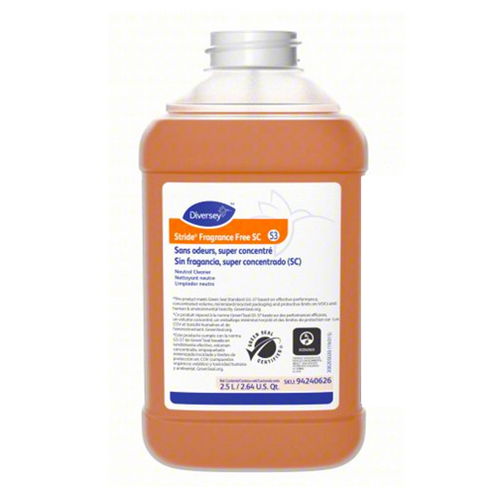 94240626 Stride 53 2.5 Liter Neutral Cleaner 2/cs - 94240626STRIDE NOFRAG NEUT2.5L