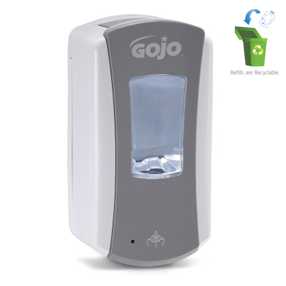 1984-04 White/Grey Plastic LTX-12 Automated Touch Free Foaming Soap Dispenser 1 ea.