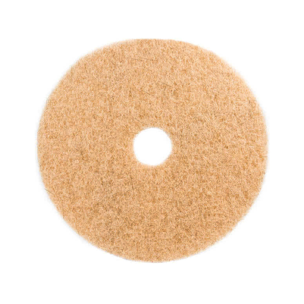 7000126082 Tan 17" Burnishing Floor Pad 5/cs