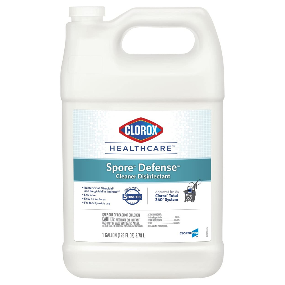 32122 Clorox Healthcare 1 Gal. Spore 10 Defense Disinfectant Cleaner for T360 System 4/cs - 32122 CLORX T360 SPORE DEFENSE