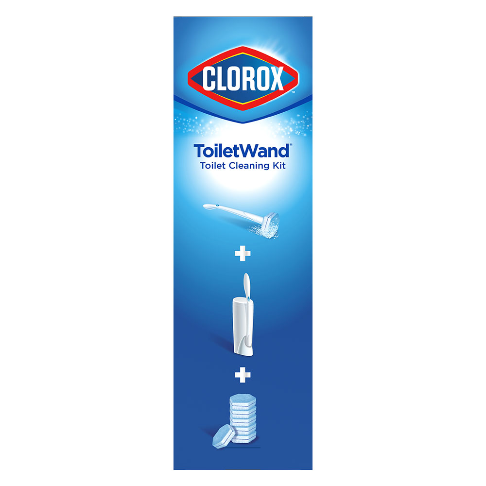03191 Clorox Disinfecting Toilet Wand Disposable  Cleaning System 6/cs