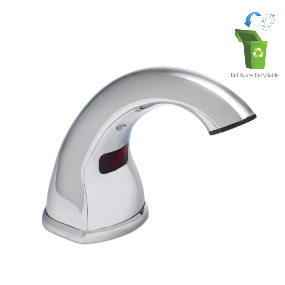 8520-01 Chrome CXI Metal Automated Hands Free Center Mount Dispenser For Gojo Soap Cart 1 ea.