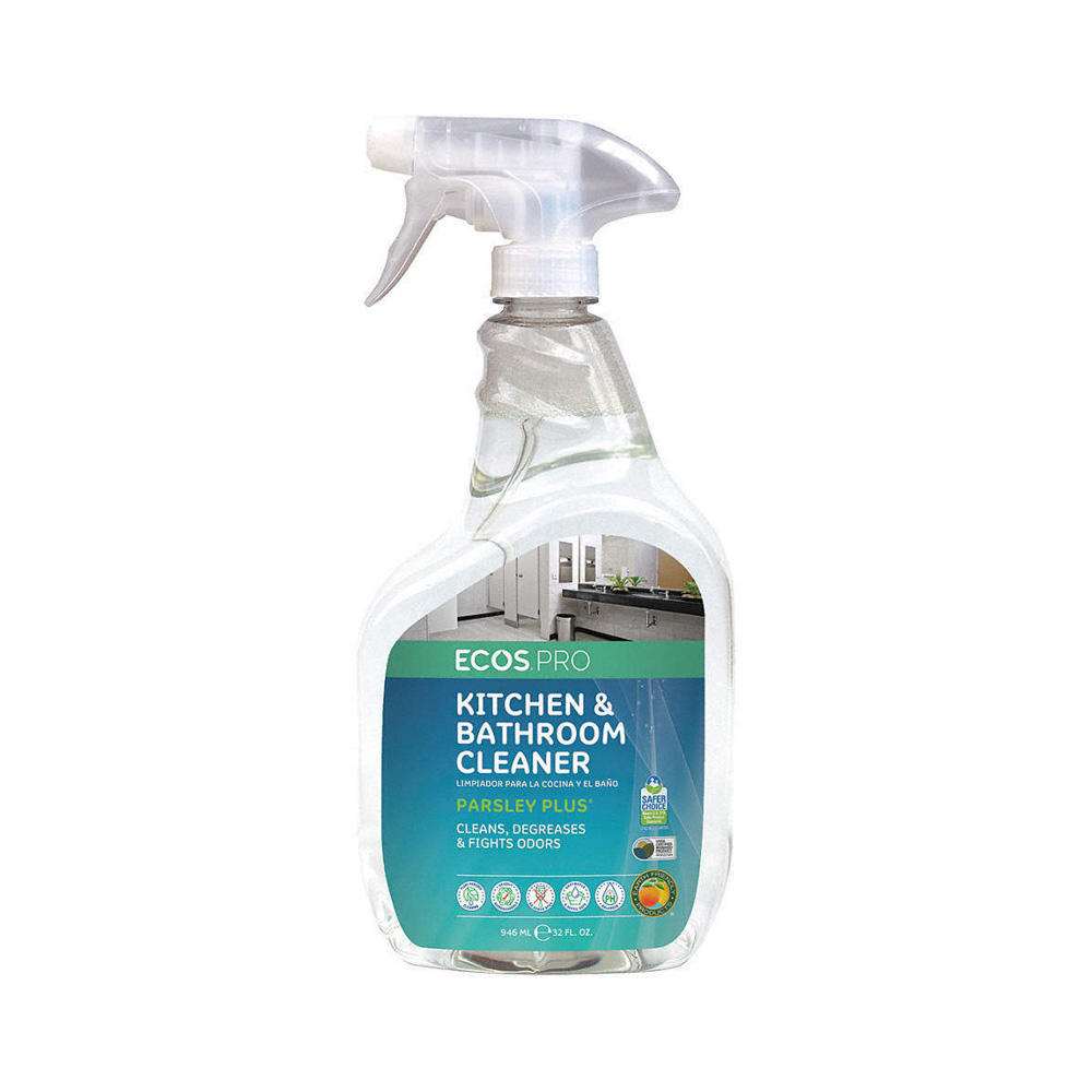PL9746/6 Ecos Pro 32 oz. Parsley Plus Kitchen and Bathroom Cleaner RTU Trigger Spray 6/cs