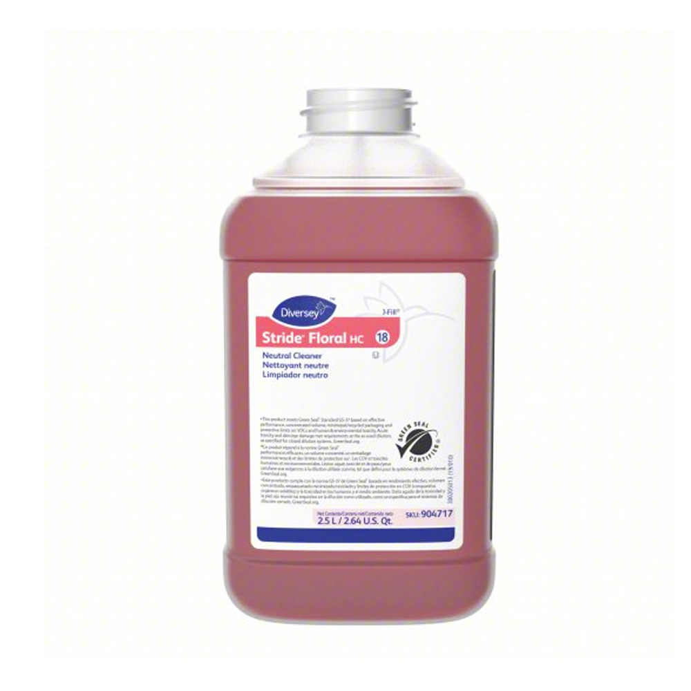 101109757 Stride 2.5 Liter Floral HC Neutral Cleaner J-Fill 2/cs - 101109757STRIDE FLOR NEUCLN2.5