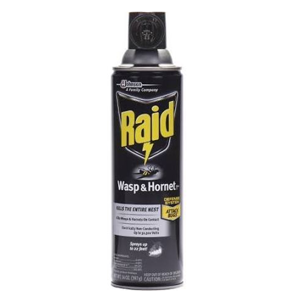 668006 Raid 14 oz. Wasp & Hornet Killer Spray 12/cs