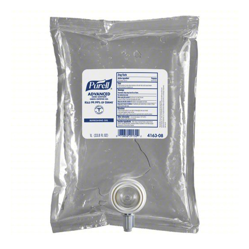 4163-08 Purell Advance Series 1000 ml Hand        Sanitizer Refill 8/cs