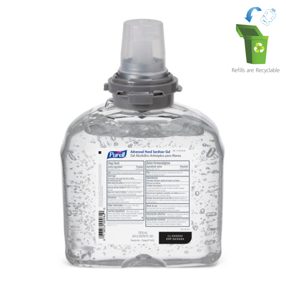 5456-04 Purell 1200 ml Instant Hand Sanitizer Refill 4/cs