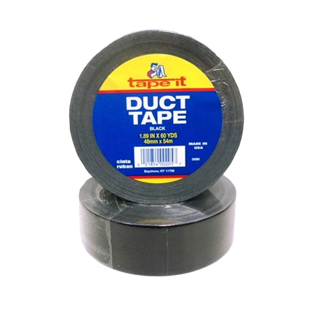 D60B Black 2"x60 Yard Duct Tape 24/cs