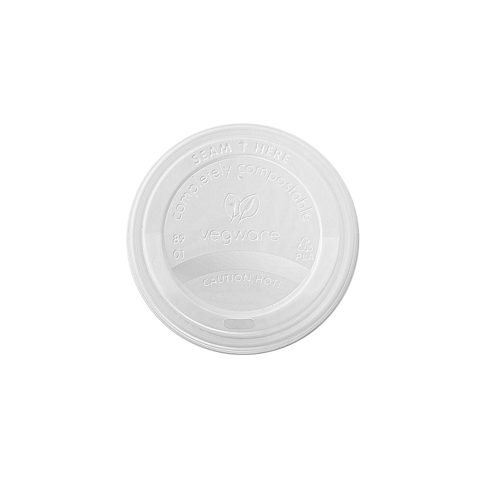 VLID89S Natural 89-Series Hot Cup Lid 20/50 cs