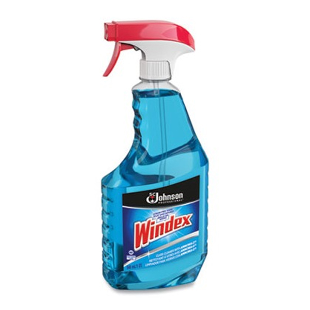 695237 Windex 32 oz. Glass Cleaner with Ammonia D Trigger Spray 12/cs