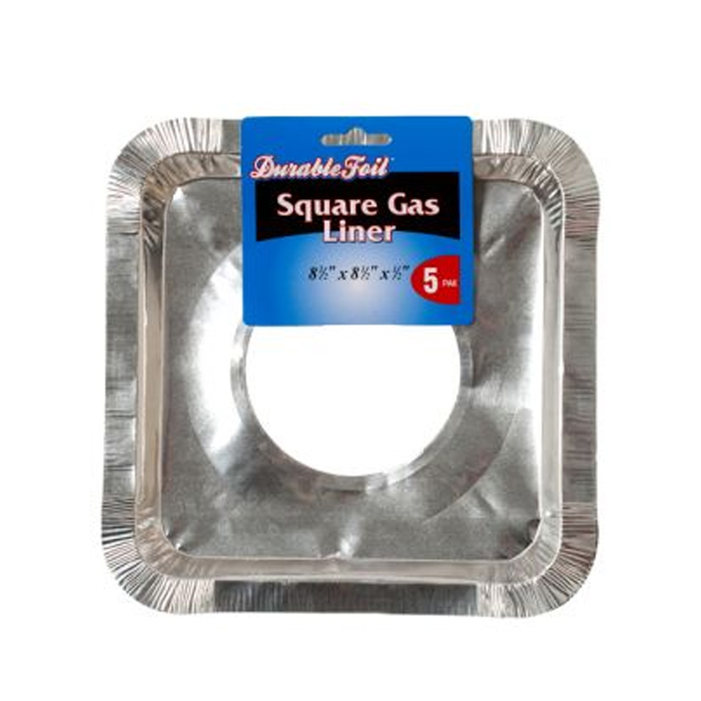D61050 Aluminum  8.5"x8.5"x.5" Burner Bib 5 pack 12/5 cs