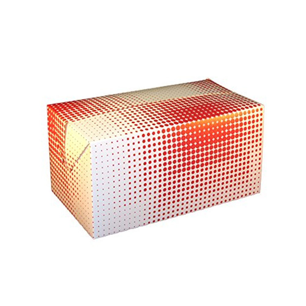 3517 Specialty Quality Red Plaid 9"x5"x4" Fold TopChicken Box 250/cs