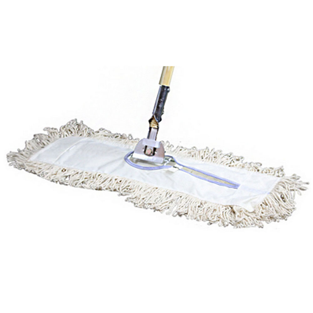 7972 White 5"x72" Complete Open Loop Dust Mop 1   ea.