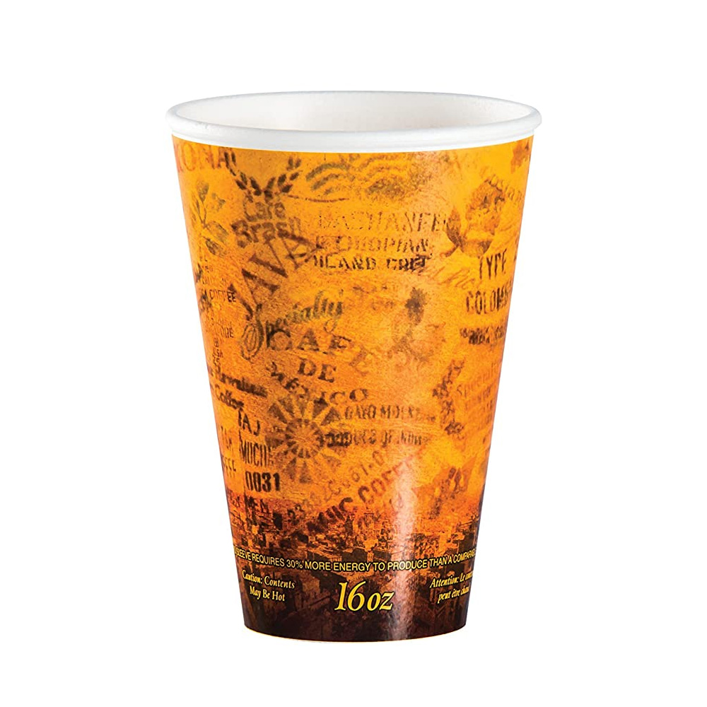 16U16ESC Escape Design 16 oz. Fusion Insulated Paper Hot Cups 40/25 cs