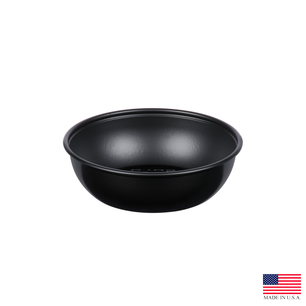 DSS5-0001 Black 5.5 oz. Plastic Souffle Cup 25/100 cs
