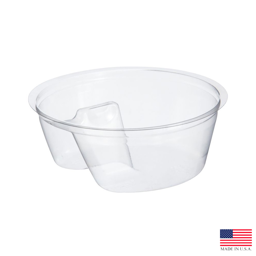PF35C1 Clear Single Compartment Plastic Cup Insert 10/100 cs