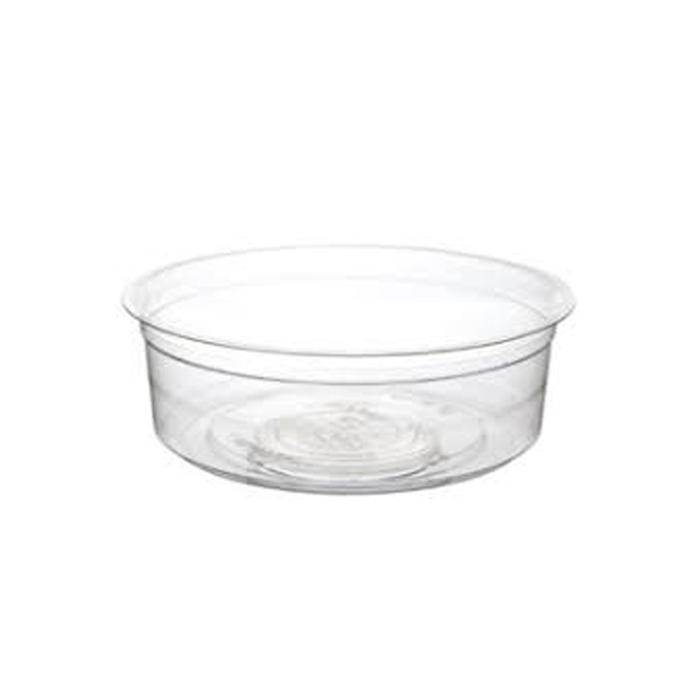 EP-RDP8 Clear 8 oz. Compostable Deli Container 10/50 cs