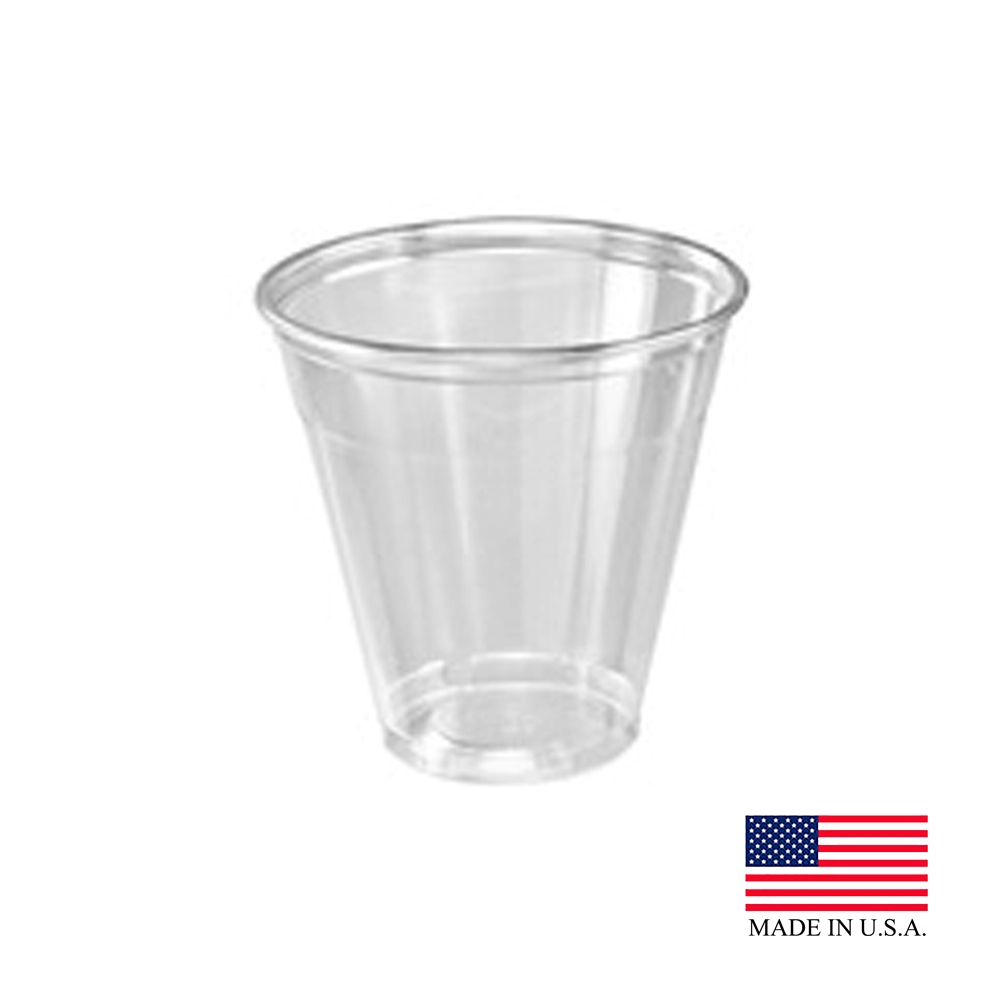5C Ultra Clear 5 oz. Plastic Cold Cups 25/100 cs