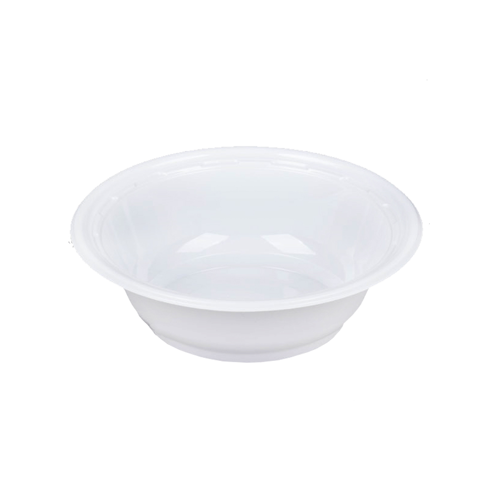 12BWWF Famous Service White 12 oz. Impact Polystyrene Bowl 8/125 cs