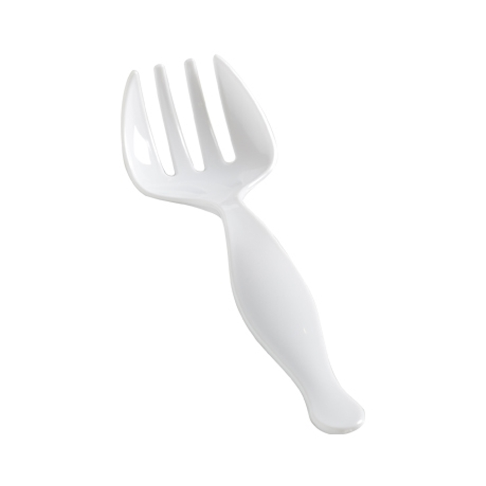 3301-WH Platter Pleasers White 8.5" Wrapped Plastic Serving Fork 144/cs