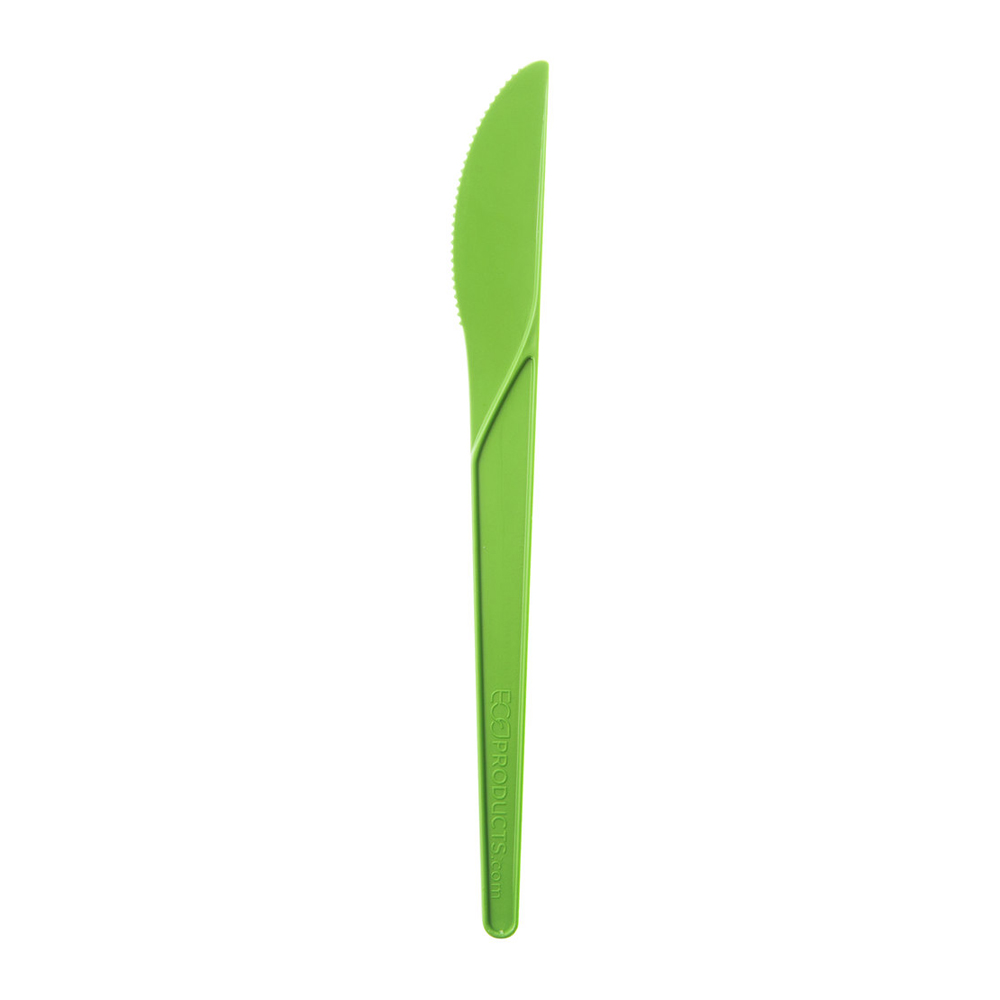 EP-S011G Plantware Knife Green Compostable 1000/cs