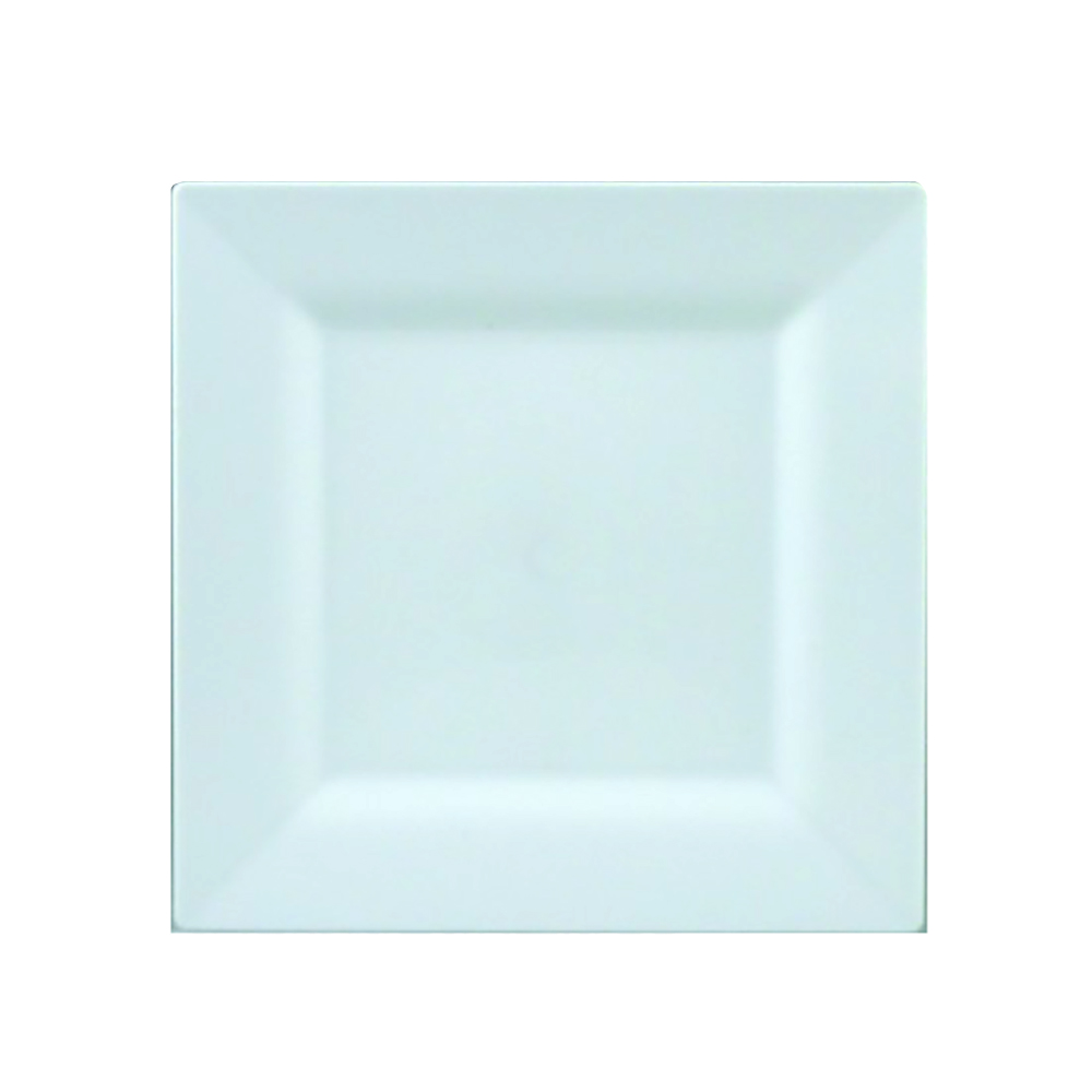 SQ04750 Simply Squared White 4.75" Plastic Plate 12/10 cs