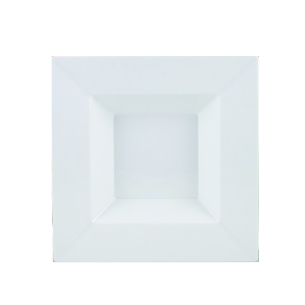 SQ90120 Simply Squared White 12 oz.  Square Plastic Bowl 12/10 cs - SQ90120 12 OZ WHT SIMSQ  BOWL
