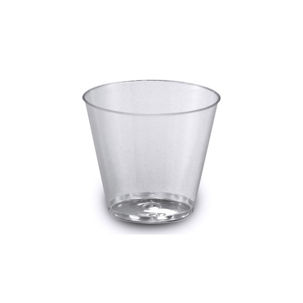 EMI-CWT5 Clearware Clear 5 oz. Plastic Rigid Tumbler 25/20 cs