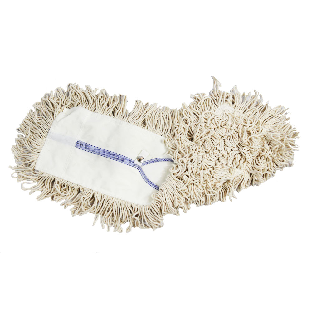 7972 White 5"x72" Disposable Open Loop Dust Mop   Head 1 ea.