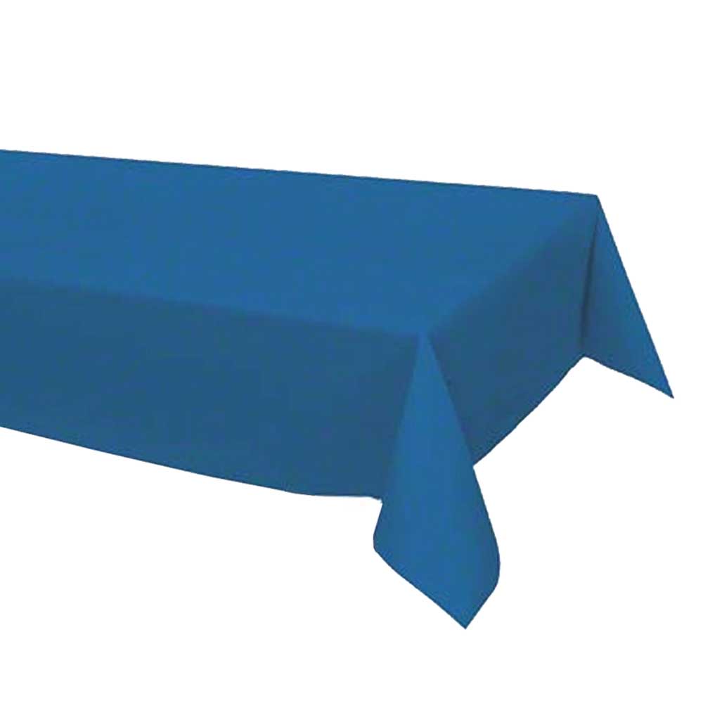 112004 Blue 54"x108" Plastic Table Cover 12/cs
