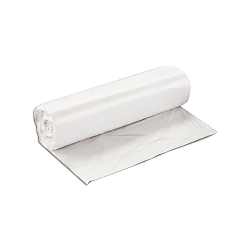 HR455116N Can Liner 50 Gal. 16 Mic Natural Plastic Hi-Density On A Roll  6/25 cs