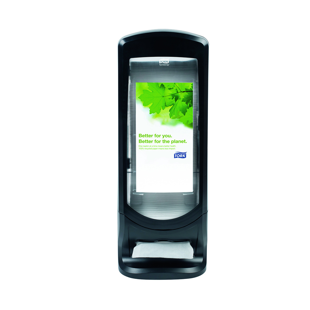 633200 Tork Xpressnap Black Stand Napkin          Dispenser 1 ea.