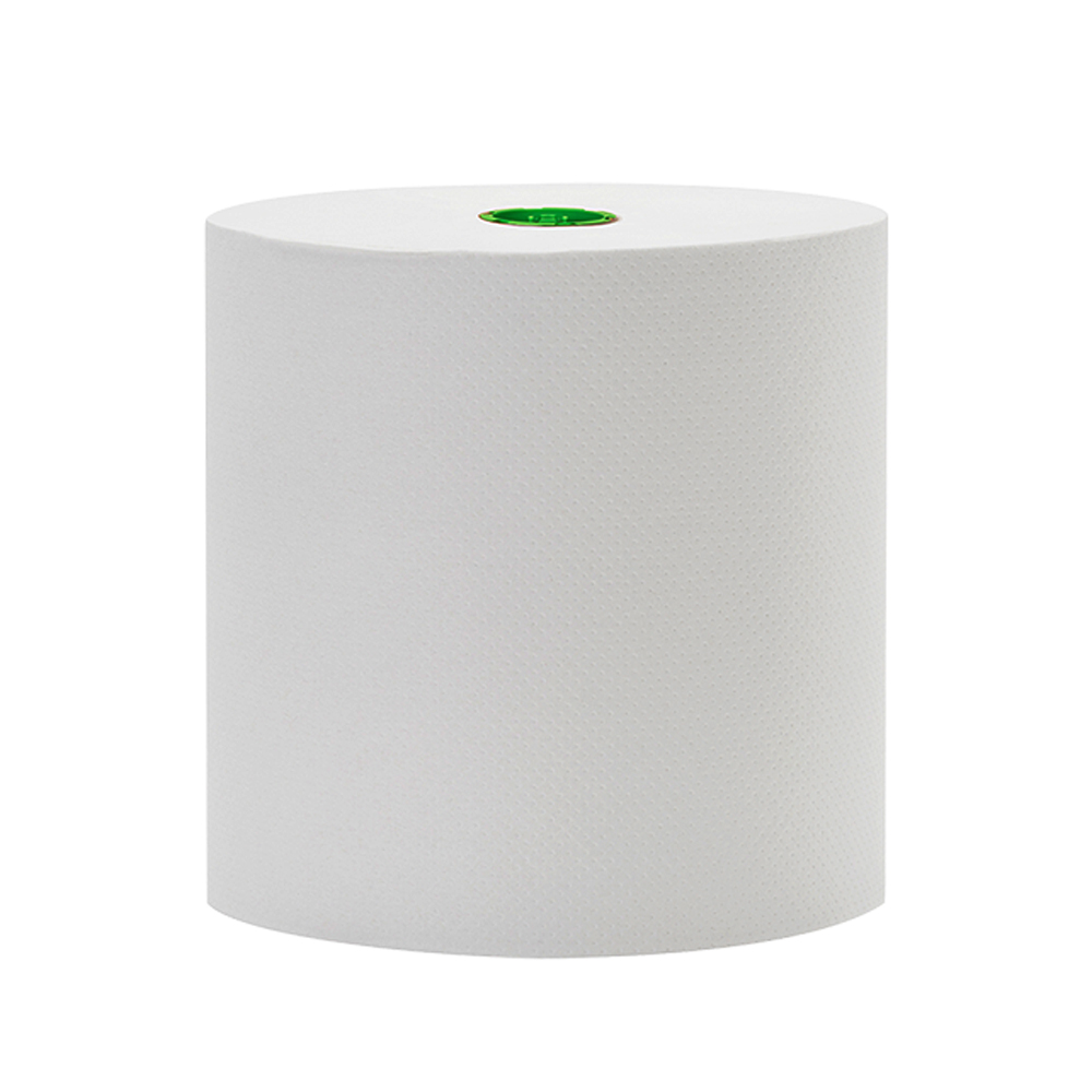 225815 Revo White 6"x800' Hardwound Roll Towel 6/cs